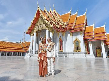 Bangkok Temple Buddhist Blessing